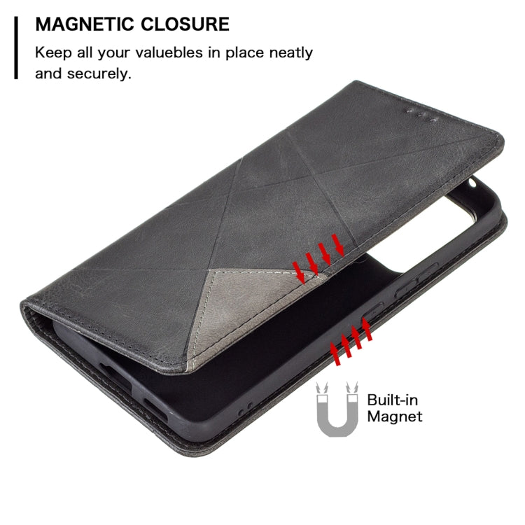 For Samsung Galaxy A53 5G Prismatic Invisible Magnetic Leather Phone Case(Black) by buy2fix