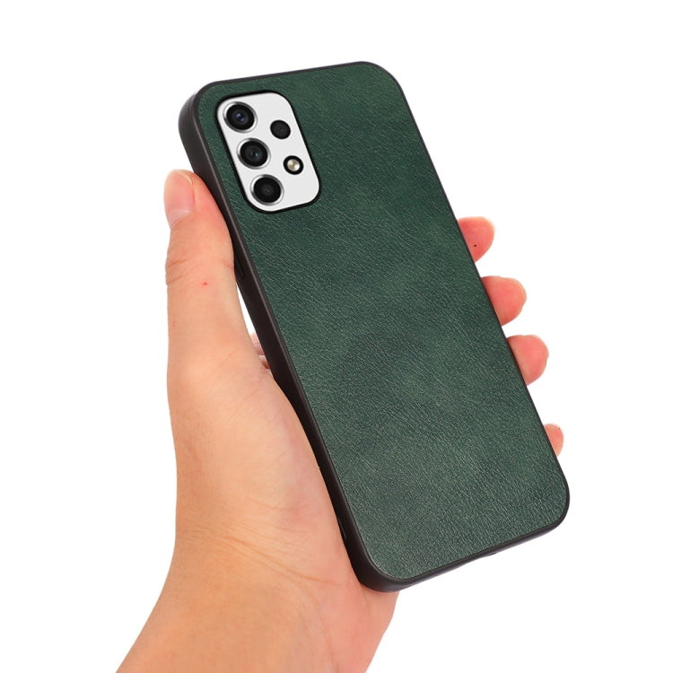 For Samsung Galaxy A53 5G Two-color Lychee Texture Phone Case(Green) by buy2fix