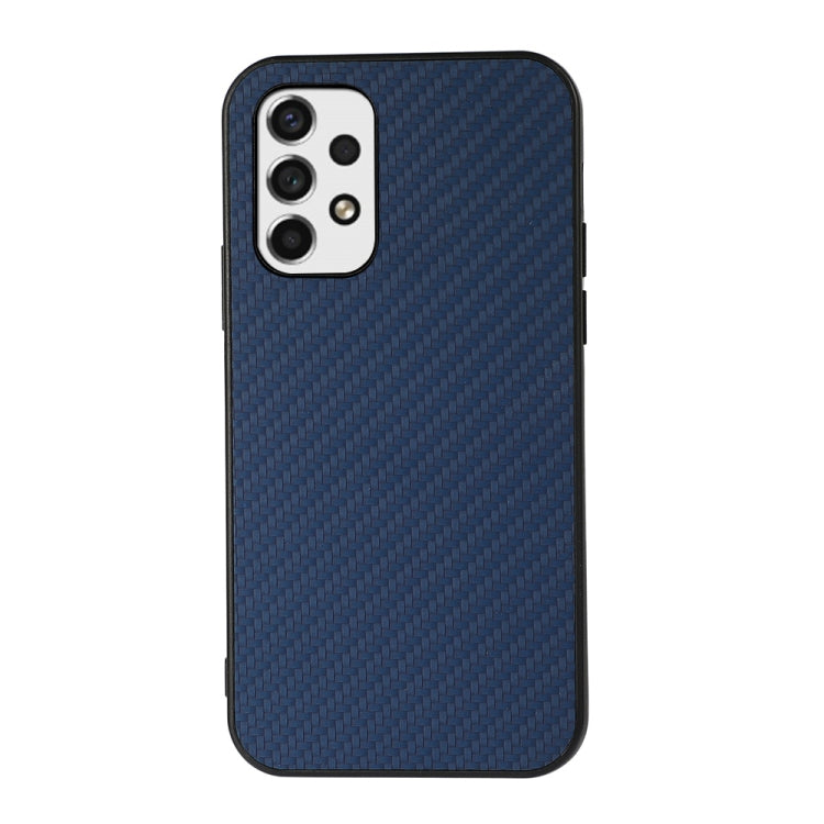 For Samsung Galaxy A53 5G Carbon Fiber Skin Phone Case(Blue) by buy2fix