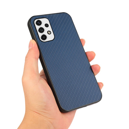 For Samsung Galaxy A53 5G Carbon Fiber Skin Phone Case(Blue) by buy2fix