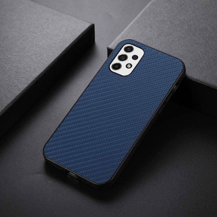 For Samsung Galaxy A53 5G Carbon Fiber Skin Phone Case(Blue) by buy2fix