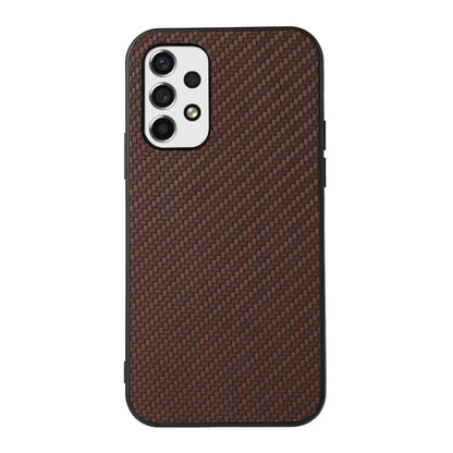 For Samsung Galaxy A53 5G Carbon Fiber Skin Phone Case(Brown) by buy2fix