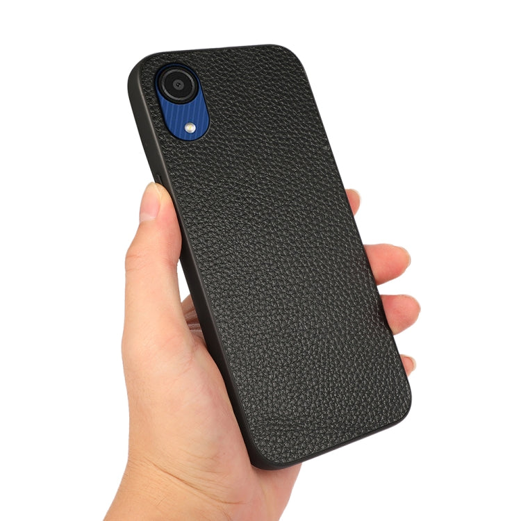 For Samsung Galaxy A53 5G Litchi Texture Leather Phone Case(Black) by buy2fix