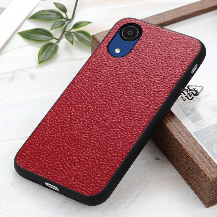 For Samsung Galaxy A53 5G Litchi Texture Leather Phone Case(Red) by buy2fix