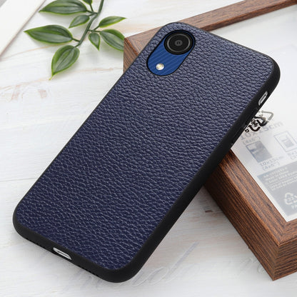 For Samsung Galaxy A53 5G Litchi Texture Leather Phone Case(Blue) by buy2fix