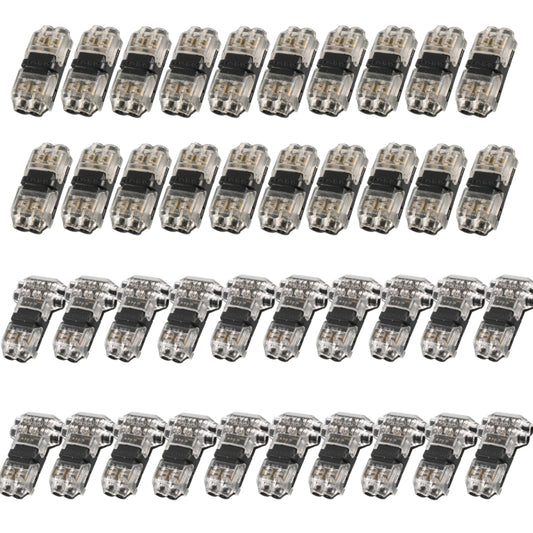 A6538 40 in 1 Car T-type + H-typeTransparent Stripping-free Terminal Block - Booster Cable & Clip by buy2fix | Online Shopping UK | buy2fix