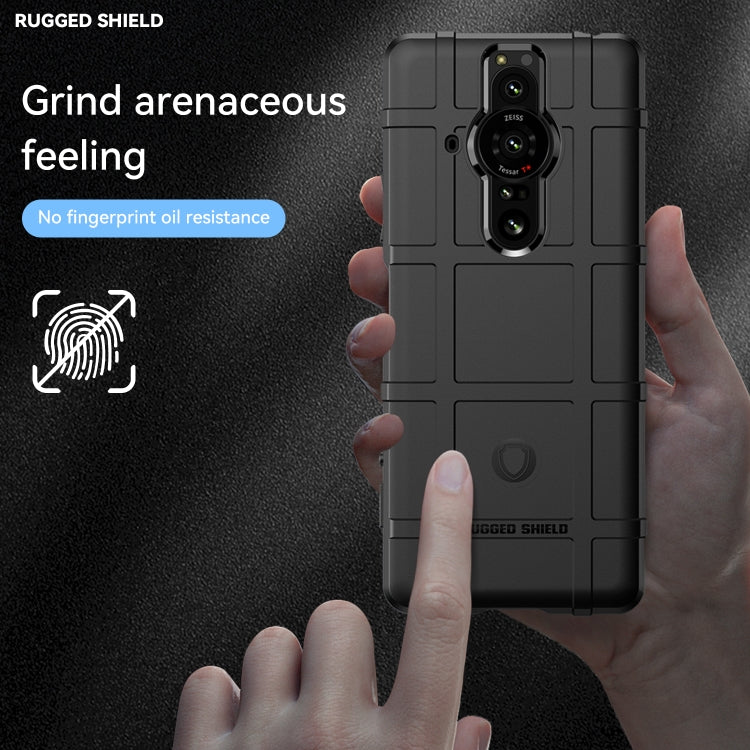 For Sony Xperia Pro-I Full Coverage Shockproof TPU Phone Case(Black) by buy2fix