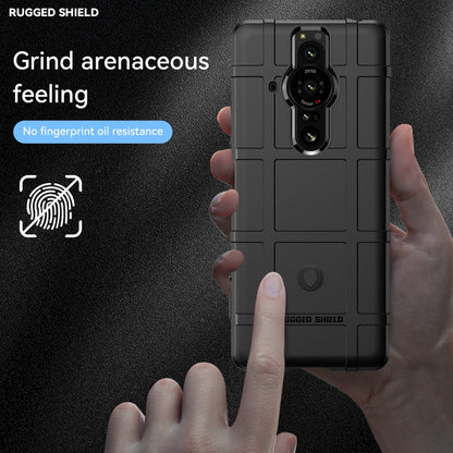 For Sony Xperia Pro-I Full Coverage Shockproof TPU Phone Case(Black) by buy2fix