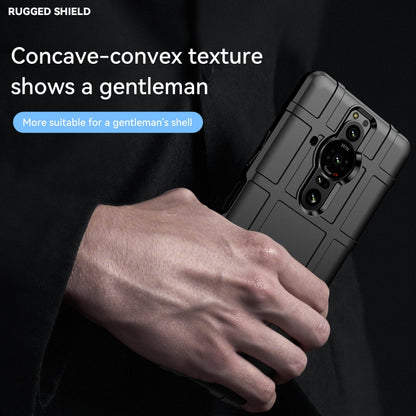 For Sony Xperia Pro-I Full Coverage Shockproof TPU Phone Case(Black) by buy2fix