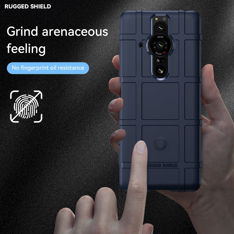 For Sony Xperia Pro-I Full Coverage Shockproof TPU Phone Case(Blue) by buy2fix