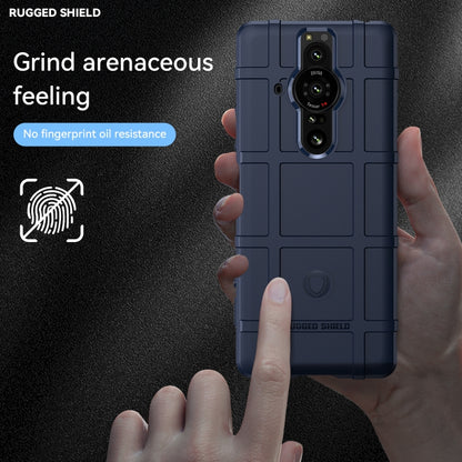 For Sony Xperia Pro-I Full Coverage Shockproof TPU Phone Case(Blue) by buy2fix