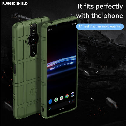 For Sony Xperia Pro-I Full Coverage Shockproof TPU Phone Case(Green) by buy2fix