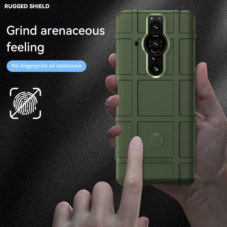 For Sony Xperia Pro-I Full Coverage Shockproof TPU Phone Case(Green) by buy2fix