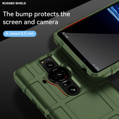 For Sony Xperia Pro-I Full Coverage Shockproof TPU Phone Case(Green) by buy2fix