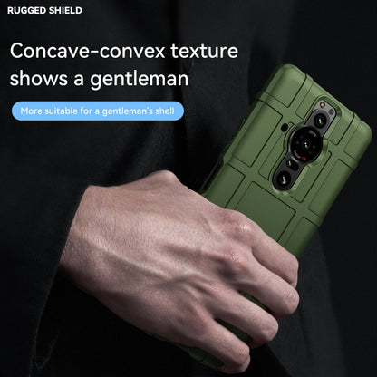 For Sony Xperia Pro-I Full Coverage Shockproof TPU Phone Case(Green) by buy2fix