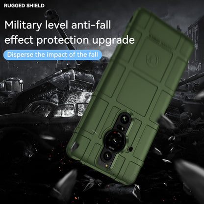 For Sony Xperia Pro-I Full Coverage Shockproof TPU Phone Case(Green) by buy2fix