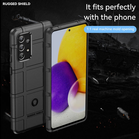 For Samsung Galaxy A73 5G Full Coverage Shockproof TPU Phone Case(Black) by buy2fix