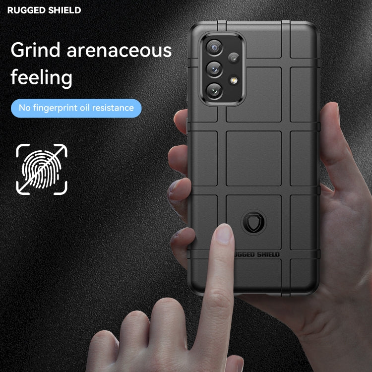 For Samsung Galaxy A73 5G Full Coverage Shockproof TPU Phone Case(Black) by buy2fix