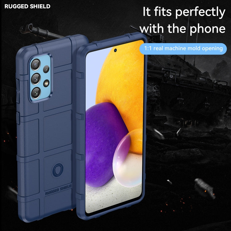 For Samsung Galaxy A73 5G Full Coverage Shockproof TPU Phone Case(Blue) by buy2fix