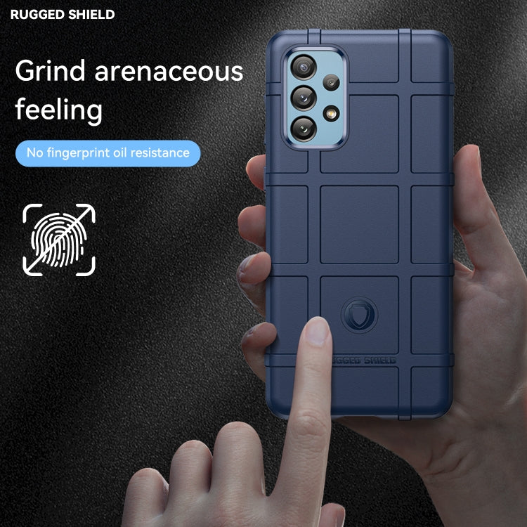 For Samsung Galaxy A73 5G Full Coverage Shockproof TPU Phone Case(Blue) by buy2fix