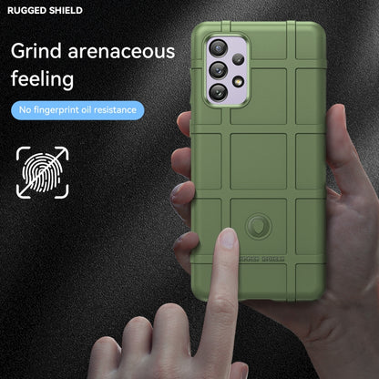 For Samsung Galaxy A73 5G Full Coverage Shockproof TPU Phone Case(Green) by buy2fix