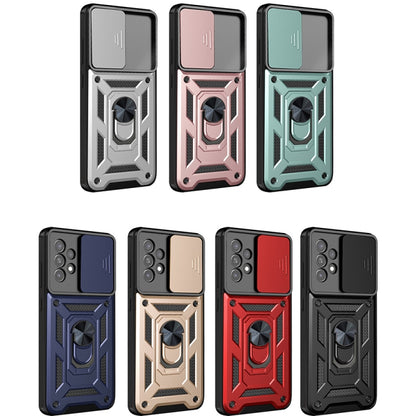 For Samsung Galaxy A33 5G Sliding Camera Design TPU + PC Phone Case(Black) by buy2fix