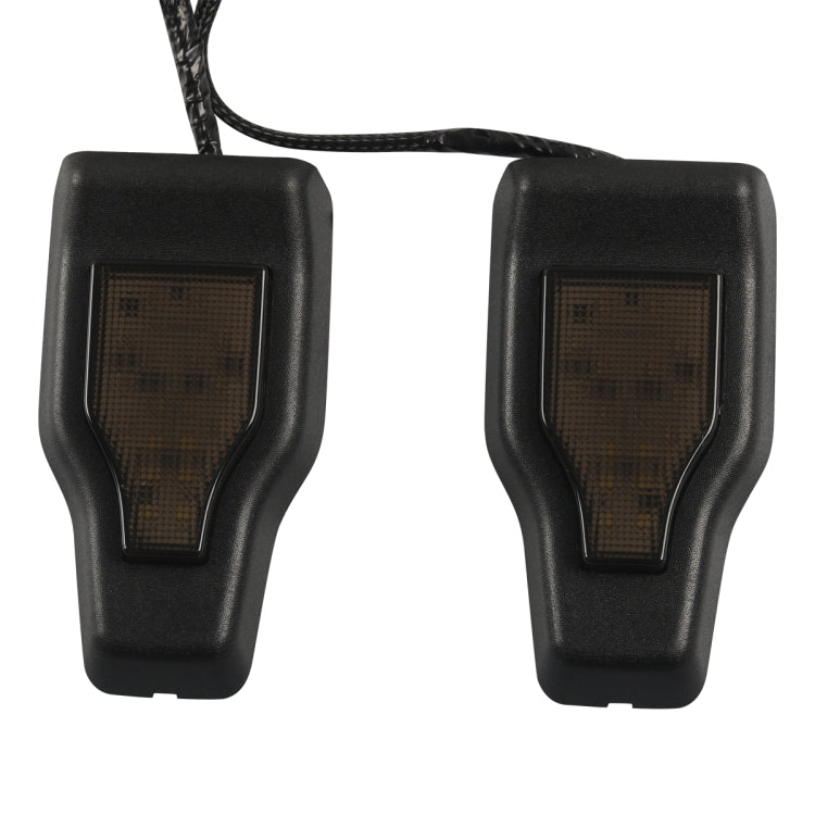 A6768 Car Window Glass Hinge Cover with LED Brake Light for Jeep Wrangler JL 2018-2020 Rear Door - Brake Lights by buy2fix | Online Shopping UK | buy2fix