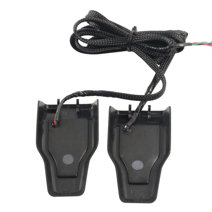 A6768 Car Window Glass Hinge Cover with LED Brake Light for Jeep Wrangler JL 2018-2020 Rear Door - Brake Lights by buy2fix | Online Shopping UK | buy2fix