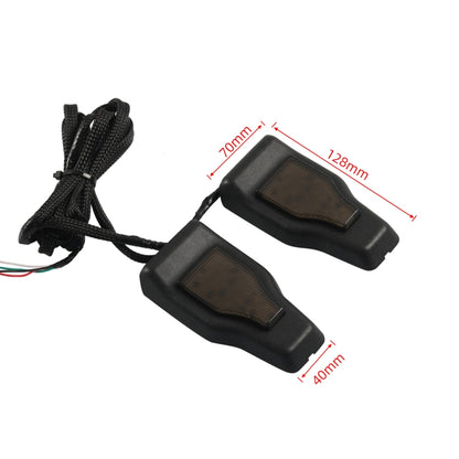 A6768 Car Window Glass Hinge Cover with LED Brake Light for Jeep Wrangler JL 2018-2020 Rear Door - Brake Lights by buy2fix | Online Shopping UK | buy2fix