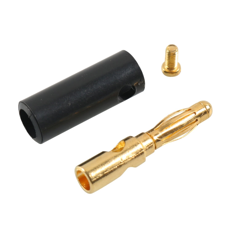 A6545 10 in 1 Car Red and Black Cover Gold-plated 4mm Banana Head Audio Plug - Terminal connectors by buy2fix | Online Shopping UK | buy2fix