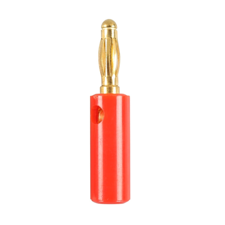 A6549 40 in 1 Car Red and Black Cover Gold-plated 4mm Banana Head Audio Plug - Terminal connectors by buy2fix | Online Shopping UK | buy2fix