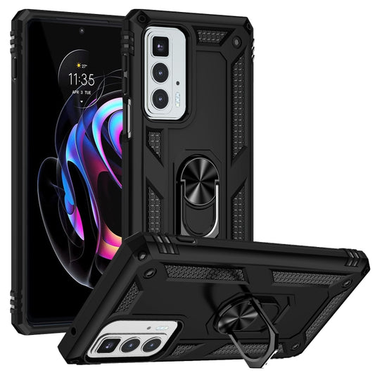 For Motorola Edge 20 Pro Shockproof TPU + PC Phone Case(Black) - Motorola Cases by buy2fix | Online Shopping UK | buy2fix