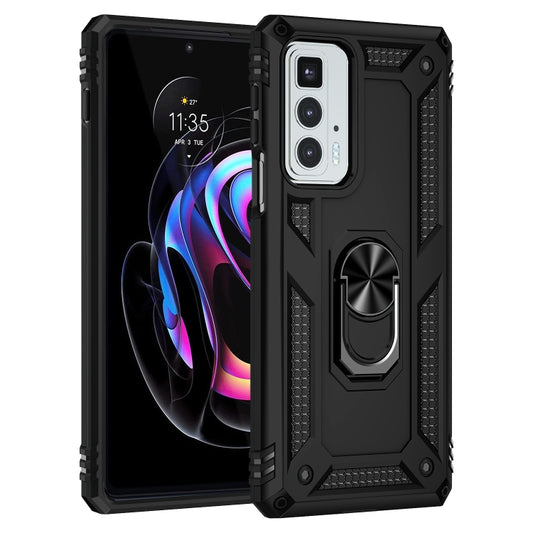 For Motorola Edge 20 Pro Shockproof TPU + PC Phone Case(Black) - Motorola Cases by buy2fix | Online Shopping UK | buy2fix