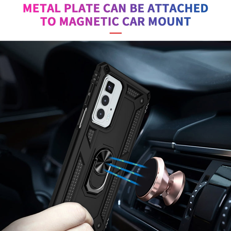 For Motorola Edge 20 Pro Shockproof TPU + PC Phone Case(Black) - Motorola Cases by buy2fix | Online Shopping UK | buy2fix