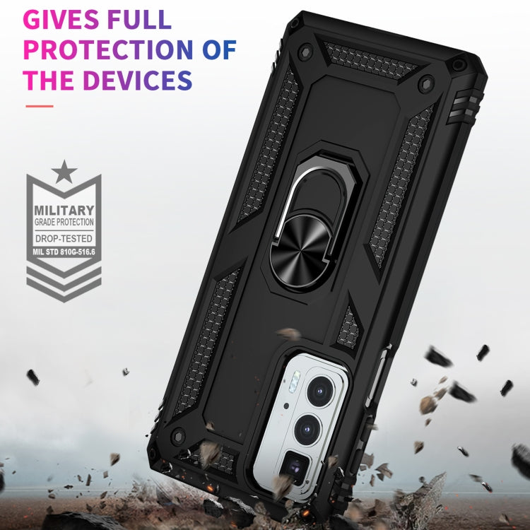 For Motorola Edge 20 Pro Shockproof TPU + PC Phone Case(Black) - Motorola Cases by buy2fix | Online Shopping UK | buy2fix