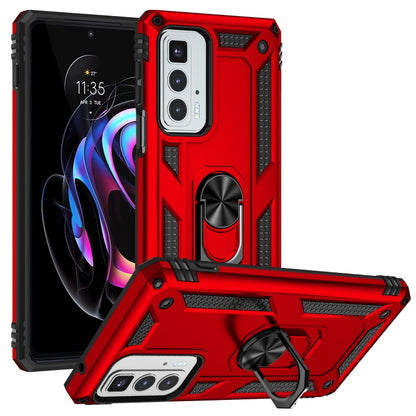 For Motorola Edge 20 Pro Shockproof TPU + PC Phone Case(Red) - Motorola Cases by buy2fix | Online Shopping UK | buy2fix