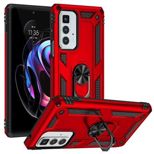 For Motorola Edge 20 Pro Shockproof TPU + PC Phone Case(Red) - Motorola Cases by buy2fix | Online Shopping UK | buy2fix