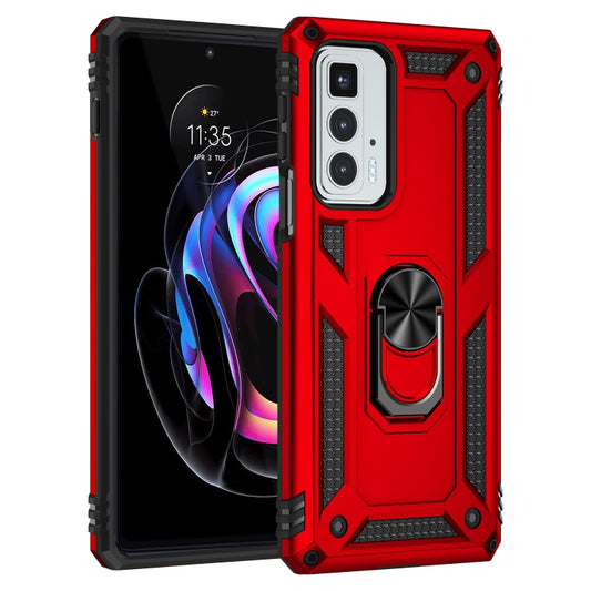 For Motorola Edge 20 Pro Shockproof TPU + PC Phone Case(Red) - Motorola Cases by buy2fix | Online Shopping UK | buy2fix