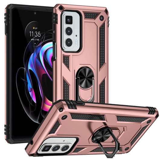 For Motorola Edge 20 Pro Shockproof TPU + PC Phone Case(Rose Gold) - Motorola Cases by buy2fix | Online Shopping UK | buy2fix