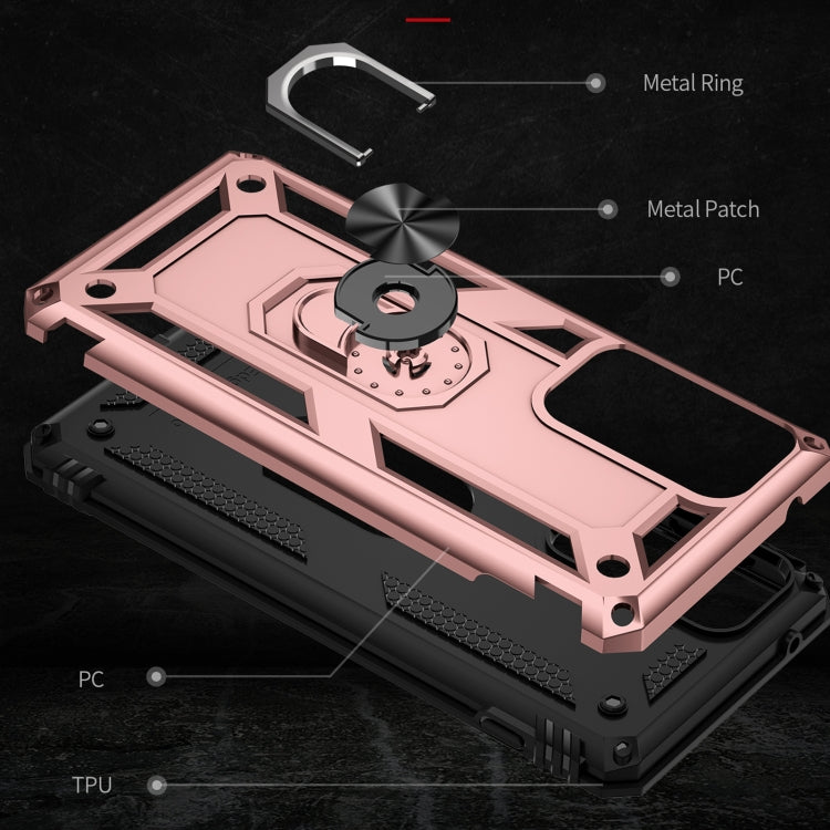 For Motorola Edge 20 Pro Shockproof TPU + PC Phone Case(Rose Gold) - Motorola Cases by buy2fix | Online Shopping UK | buy2fix