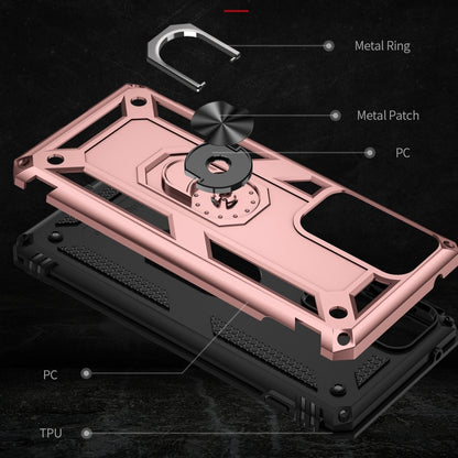 For Motorola Edge 20 Pro Shockproof TPU + PC Phone Case(Rose Gold) - Motorola Cases by buy2fix | Online Shopping UK | buy2fix