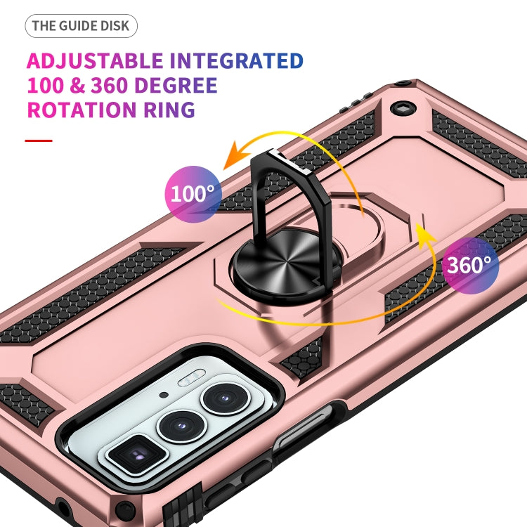 For Motorola Edge 20 Pro Shockproof TPU + PC Phone Case(Rose Gold) - Motorola Cases by buy2fix | Online Shopping UK | buy2fix