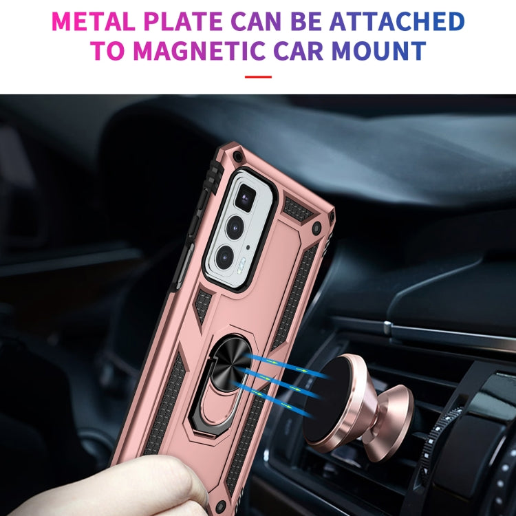 For Motorola Edge 20 Pro Shockproof TPU + PC Phone Case(Rose Gold) - Motorola Cases by buy2fix | Online Shopping UK | buy2fix