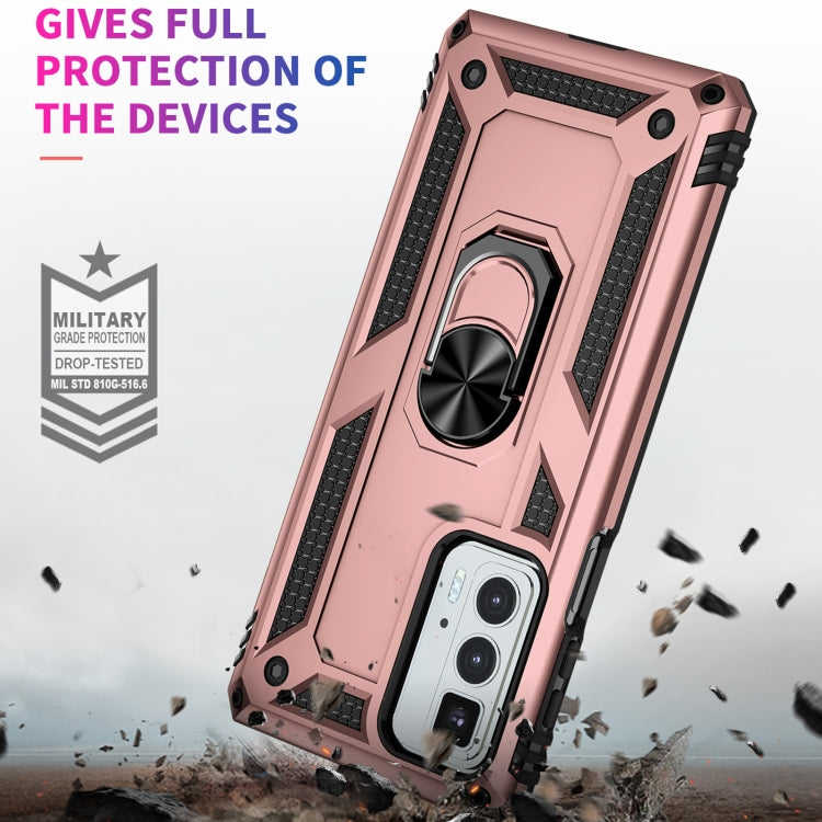For Motorola Edge 20 Pro Shockproof TPU + PC Phone Case(Rose Gold) - Motorola Cases by buy2fix | Online Shopping UK | buy2fix