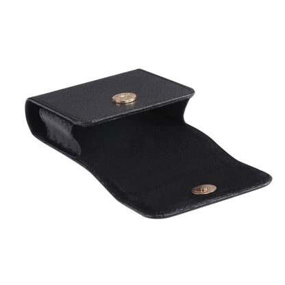 For Samsung Galaxy Z Flip3 5G Checkered Texture Waist Hanging Phone Case(Black) by buy2fix