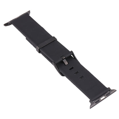 Silicone Watch Band + Watch Case Set For Apple Watch Series 7 41mm(White Brown) - Watch Cases by buy2fix | Online Shopping UK | buy2fix