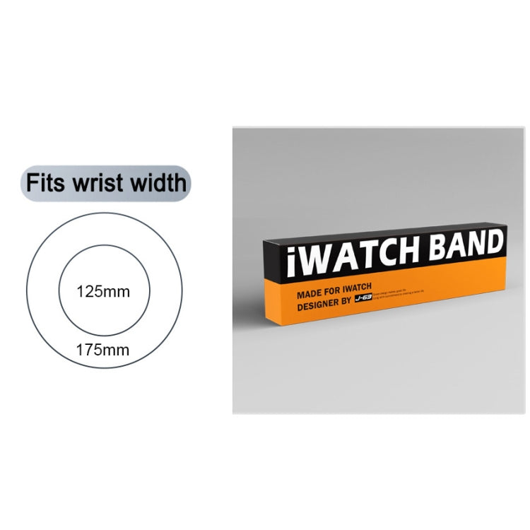 Silicone Watch Band + Watch Case Set For Apple Watch Series 9 / 8 / 7 45mm(Black Blue) by buy2fix