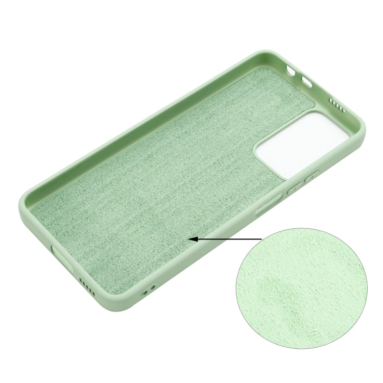 For Xiaomi Redmi Note 11 Pro China / Note 11 Pro+ Liquid Silicone Phone Case(Green) by buy2fix