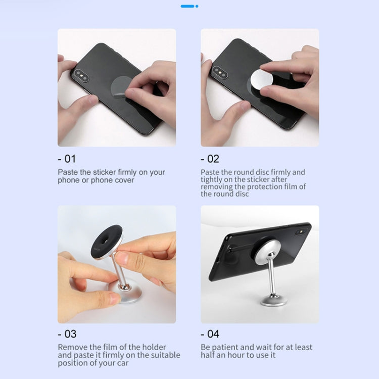 F-389 Car 360 Degree Rotation Magnetic Holder(Black) by buy2fix