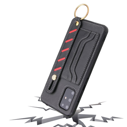 For Samsung Galaxy S20 Wristband Wallet Leather Phone Case(Black) by buy2fix